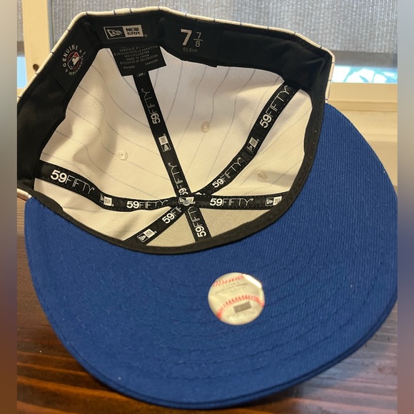 New Era 59fifty Chicago Cubs fitted hat throwback size 7 7/8 - Picture 3 of 4